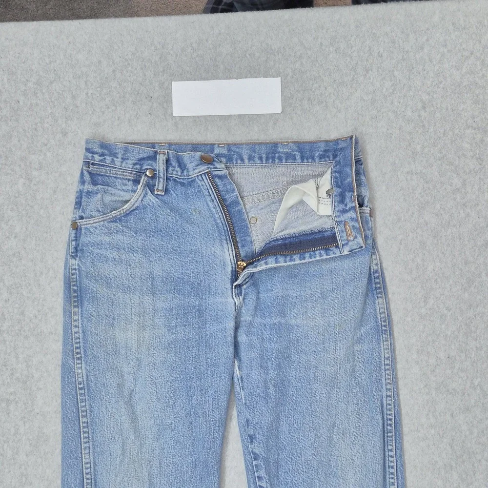 VINTAGE Wrangler Men Jeans 30x34 Blue USA 90s Denim 32
